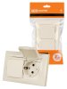 Tdm SQ1815-0160 Розетка двойная 2П+З 16А 250В IP44
