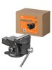 Tdm SQ1026-0131 Тиски слесарные, поворотные, c наковальней, 100 мм
