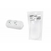 Tdm SQ1806-0413 Колодка розеточная 2 гнезда 2П б/з 10А 250В белая серии "Народная"