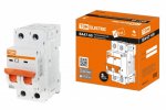 Tdm Автоматический выключатель ВА47-60 2Р 6А 6кА SQ0223-0089