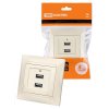 Tdm SQ1815-0141 Розетка 2USB порт 2,1А 5В