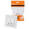 Tdm SQ1816-0014 Выключатель 2 кл. с подсветкой 10А