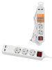 Tdm SQ1303-0304 Удлинитель бытовой У03В-USB 3 гнезда, 2USB 2,4А