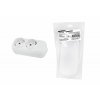 Tdm SQ1806-0414 Колодка розеточная 2 гнезда 2П+З 16А 250В белая серии "Народная"