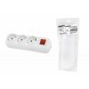 Tdm SQ1806-0418 Колодка розеточная 3 гнезда 2П+3 c выключателем 16А 250В