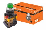 Tdm Кнопка ABLFP-22 зеленый d22мм неон/230В 1з+1р SQ0704-0006
