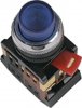 Tdm Кнопка ABLFP-22 синий d22мм неон/230В 1з+1р SQ0704-0007