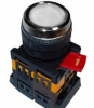 Tdm Кнопка ABLFS-22 белый d22мм неон/230В 1з+1р SQ0704-0012