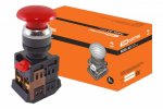 Tdm Кнопка AEAL-22 "Грибок"с фиксацией красный d22мм 230В 1з+1р SQ0704-0020