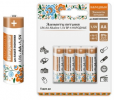 Tdm Элемент питания LR6 AA Alkaline 1,5V BP-4 Народный SQ1702-0007