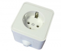 Tdm Розетка 2П+З OУ IP44 16А Орель SQ1802-0005