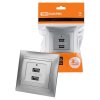 Tdm SQ1815-0241 Розетка 2USB порт 2,1А 5В