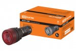 Tdm Сигнализатор звуковой AD22-22M/r23 d22 мм (LED) индикация 24В DC/AC SQ0746-0003