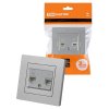 Tdm SQ1816-0248 Розетка телефонная RJ11 + компьютерная RJ45