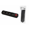 Tdm SQ1806-0430 Колодка розеточная 4 гнезда 2П+3 c выключателем 16А 250В