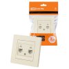Tdm SQ1816-0144 Розетка компьютерная двойная RJ45