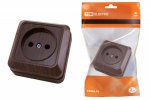 Tdm Розетка 2П открытой установки IP20 10А SQ1801-0033