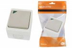 Tdm Переключатель на 2 направления 1-кл. с подсветкой открытой установки IP54 10А SQ1803-0005