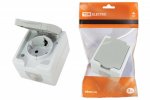 Tdm Розетка 2П+З открытой установки IP54 16А SQ1803-0007