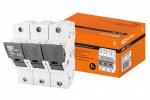 Tdm Держатель плавких вставок ДПВ 3П SQ0216-0006