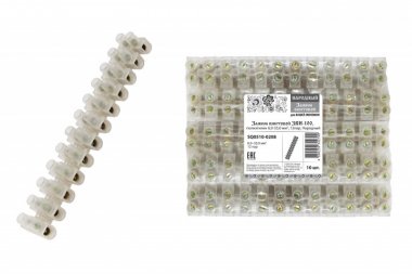 Фотография товара 'Tdm Зажим винтовой ЗВИ-100, полиэтилен 6,0-35,0 мм2 SQ0510-0208'