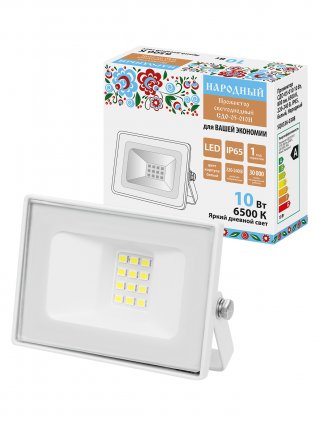 Фотография товара 'Tdm SQ0336-0308 Прожектор СДО-05-010 10 Вт, 800 лм, 6500 К, 220-240 В, IP65'