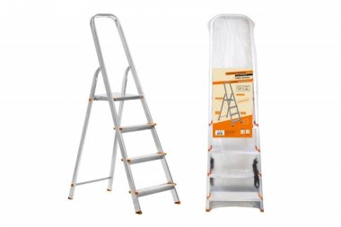 Фотография товара 'Tdm Стремянка алюминиевая СА4, 4 ступени, усиленный профиль SQ1028-0103'