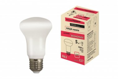 Фотография товара 'Tdm Лампа светодиодная R63 - 5 Вт-230 В -3000 К–E27 Народная SQ0340-0138'