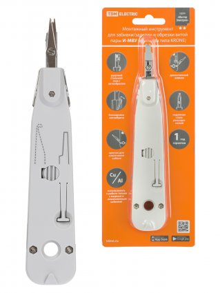 Фотография товара 'Tdm Инструмент И-МВУ, монтаж и обрезка витой пары, ударный, SQ1003-0202'