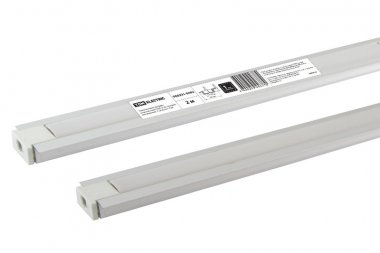 Фотография товара 'Tdm Алюминиевый профиль встраиваемый 2206 (2 м), матовый рассеиватель, 2 заглушки SQ0331-0482'