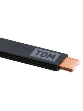 Фотография товара 'Tdm Шина медная гибкая изолированная ШМГ 3х(24х1), 2м, SQ0841-0009'