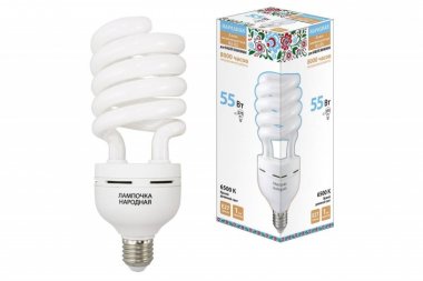 Фотография товара 'Tdm Лампа люминесцентная НЛ-HS-55 Вт-6500 К–Е27 SQ0347-0039'