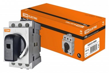 Фотография товара 'Tdm Рубильник модульный РМ-125 3П 125A SQ0222-0008'