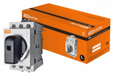 Фотография товара 'Tdm Рубильник модульный РМ-16 3П 16A SQ0222-0001'