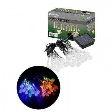 Фотография товара 'Tdm SQ0330-0200 Гирлянда ССГ-148 "Капли" на солнечной батарее, 2.7 м, 20 LED'