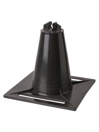 Фотография товара 'Tdm Держатель для плоской кровли универсальный 120х120х100 мм c 1 фиксатором для прута ?8 мм, SQ2402-3089'