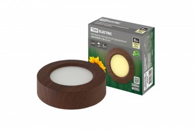 Фотография товара 'Tdm Светильник накладной светодиодный круг "Даунлайт" СПО 6 Вт 120*32 мм 3000К SQ0329-0412'