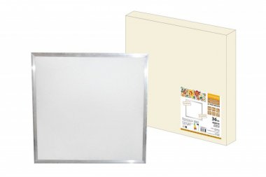 Фотография товара 'Tdm Ультратонкая светодиодная панель ЛП 02 595х595, 2800 лм 36 Вт 4000 К, без драйвера, SQ0329-0249'