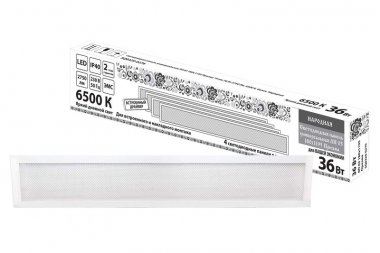 Фотография товара 'Tdm Светодиодная панель универсальная ЛП 03 180х1195 Призма 19 мм 36 Вт 2750 Лм, 6500 К, SQ0329-0276'