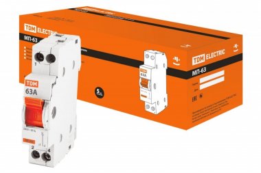 Фотография товара 'Tdm Модульный переключатель трехпозиционный МП-63 1P 63А SQ0224-0009'