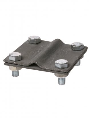 Фотография товара 'Tdm Зажим соединительный 4-х болтовой полоса-прут, полоса 40х4 - прут ?6-10 мм, термодиффузия, SQ2401-0040'