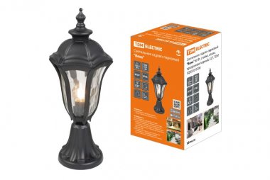 Фотография товара 'Tdm Светильник садово-парковый "Вена" 60 Вт, стойка, алюминий, SQ0330-0206'