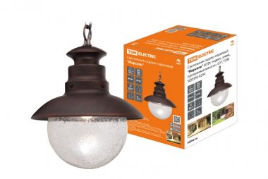 Фотография товара 'Tdm Светильник садово-парковый "Марсель" 60 Вт, подвес, алюминий, Е27, SQ0330-0234'