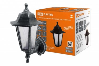 Фотография товара 'Tdm Светильник садово-парковый НБУ 06-60-001 шестигранник, настенный, пластик, SQ0330-0791'