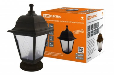 Фотография товара 'Tdm Светильник садово-парковый НТУ 04-60-001 четырехгранник, напольный, пластик, SQ0330-0768'