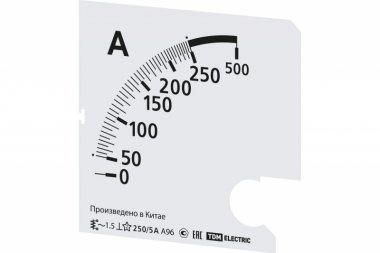 Фотография товара 'Tdm SQ1102-2043 Шкала Ш72 10/5А-1,5 (для А72 Х/5А)'