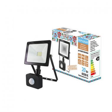 Фотография товара 'Tdm Прожектор светодиодный СДО-04-020Н-Д (с датчиком) 20 Вт, 6500 К, IP65, SQ0336-0202'