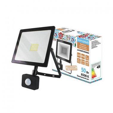 Фотография товара 'Tdm Прожектор светодиодный СДО-04-050Н-Д (с датчиком) 50 Вт, 6500 К, IP65, SQ0336-0204'