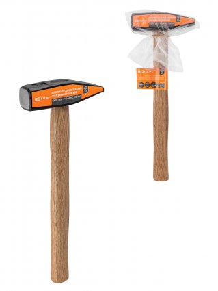 Фотография товара 'Tdm SQ1036-0204 Молоток слесарный, 600 гр, кованый, с деревянной рукояткой "Гранит"'