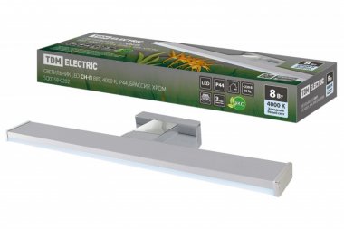 Фотография товара 'Tdm Светильник LED CH-П 8Вт, 4000 К, IP44, Брассия, SQ0358-0202'